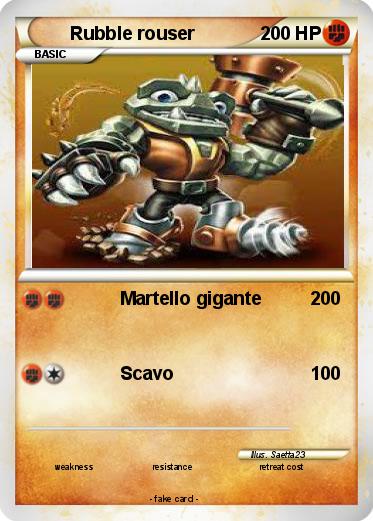 Pokemon Rubble rouser