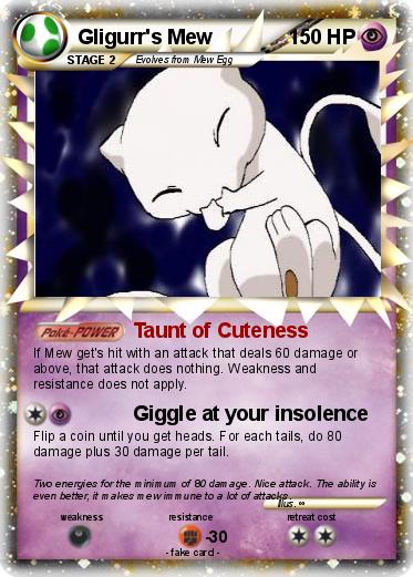 Pokemon Gligurr's Mew