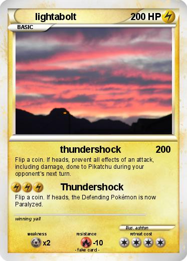 Pokemon lightabolt