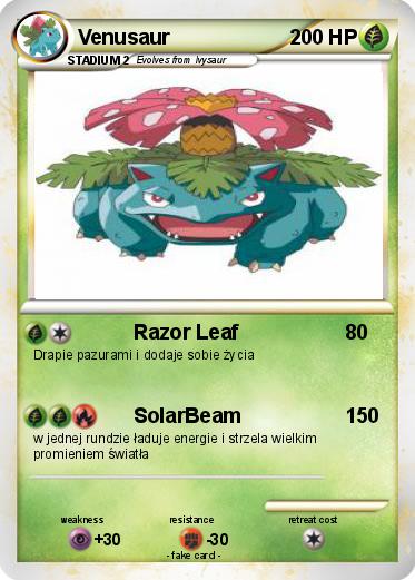 Pokemon Venusaur