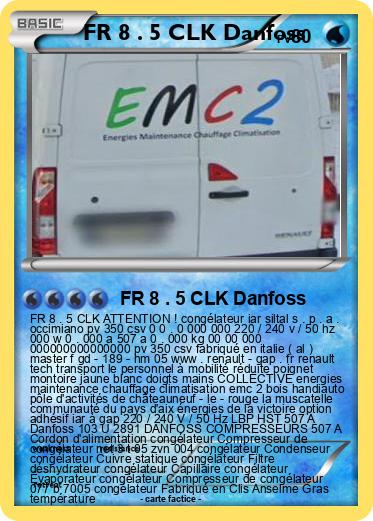 Pokemon FR 8 . 5 CLK Danfoss