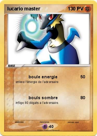 Pokemon lucario master