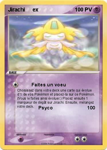 Pokemon Jirachi     ex