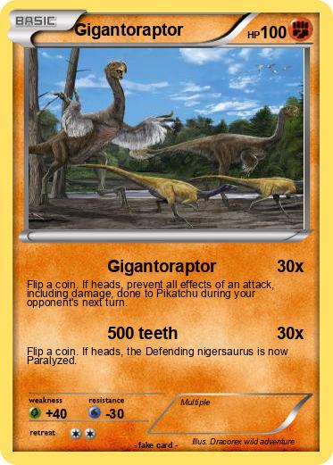 Pokemon Gigantoraptor