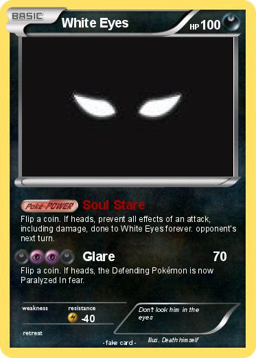 Pokemon White Eyes