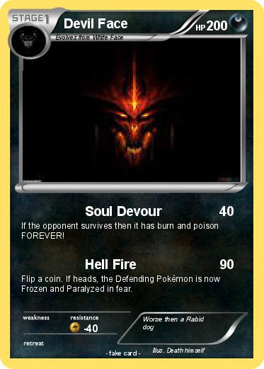 Pokemon Devil Face