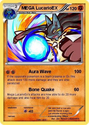 Pokemon MEGA LucarioEX