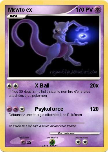 Pokemon Mewto ex