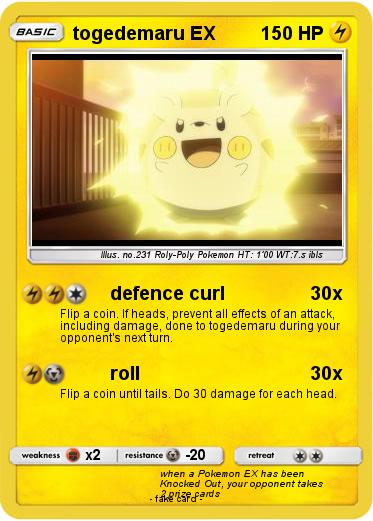 Pokemon togedemaru EX