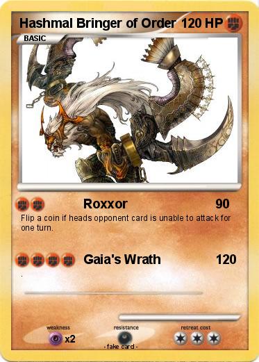 Pokemon Hashmal Bringer of Order