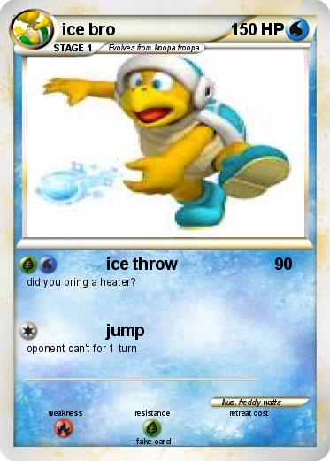Pokemon ice bro