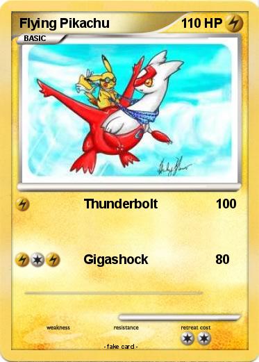 Pokemon Flying Pikachu