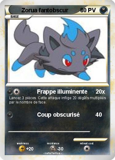 Pokemon Zorua fantobscur