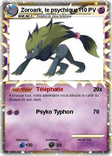 Pokemon Zoroark, le psychique