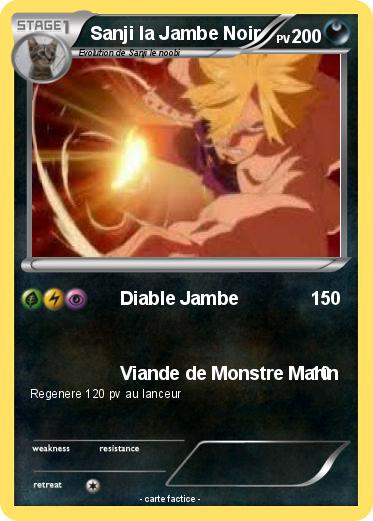 Pokemon Sanji la Jambe Noir