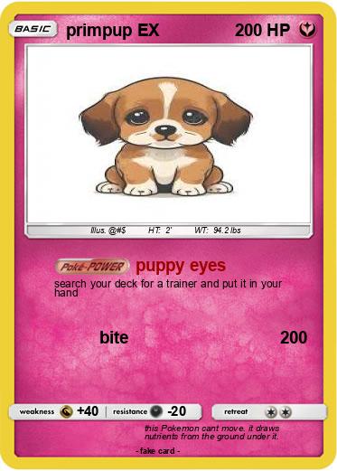 Pokemon primpup EX