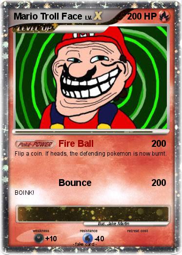 Pokemon Mario Troll Face