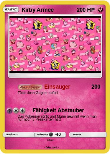 Pokemon Kirby Armee
