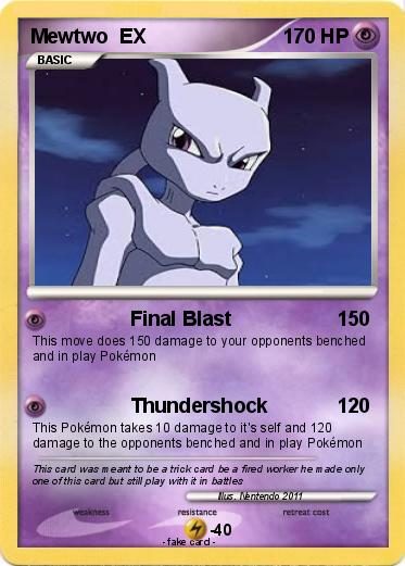 Pokemon Mewtwo  EX