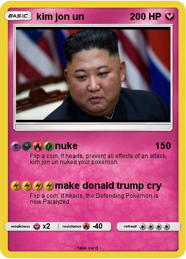Pokemon kim jon un