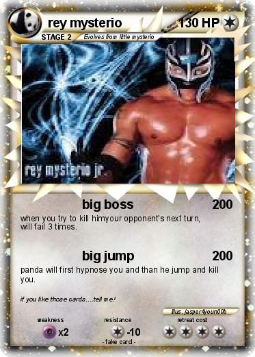 Pokémon rey mysterio 1058 1058 - big boss - My Pokemon Card