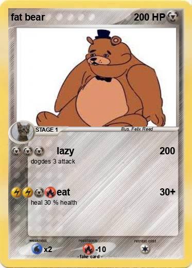 Pokemon fat bear