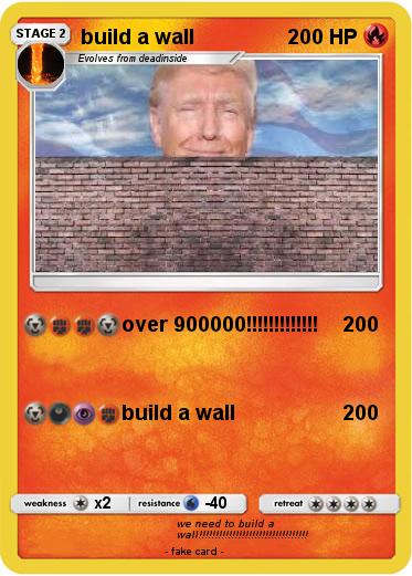 Pokemon build a wall