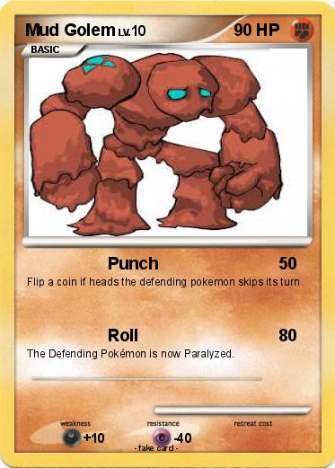 Pokemon Mud Golem