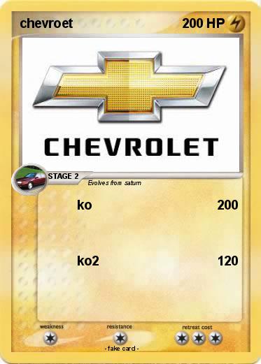 Pokemon chevroet
