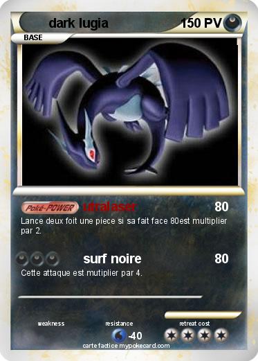 Pokemon dark lugia