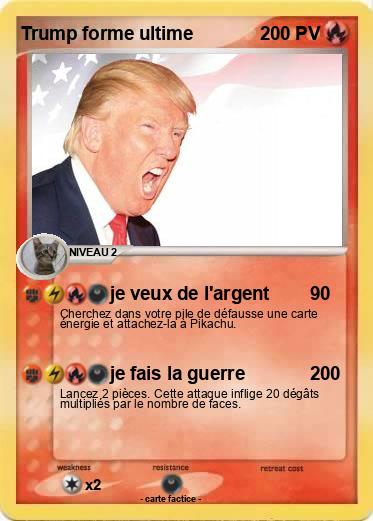Pokemon Trump forme ultime