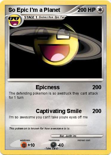 Pokemon So Epic I'm a Planet