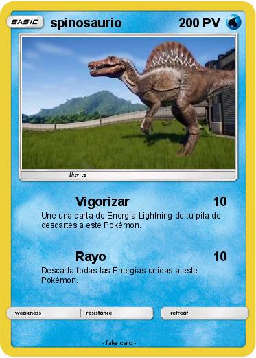 Pokemon spinosaurio