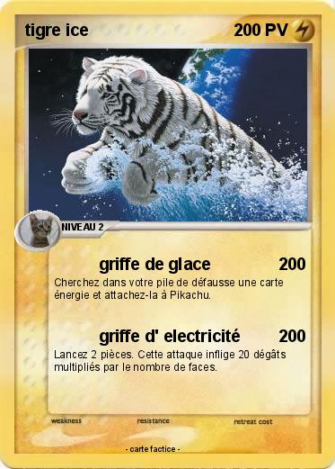 Pokemon tigre ice