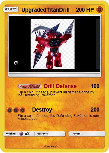 Pokemon UpgradedTitanDrill