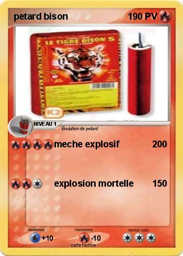 Pokemon petard bison