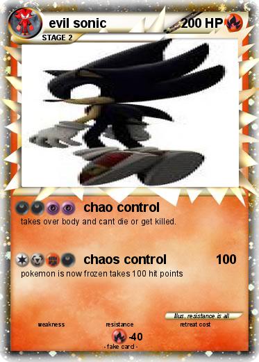 Pokemon evil sonic