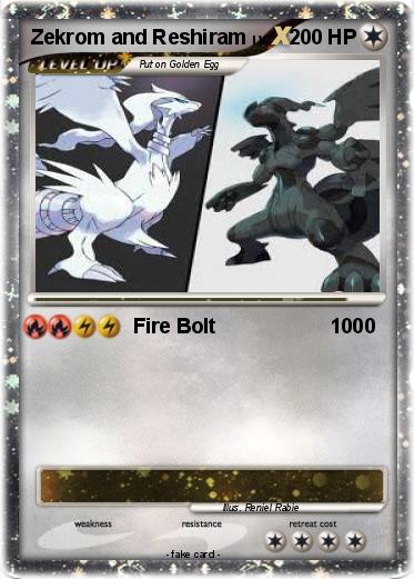 Pokemon Zekrom and Reshiram