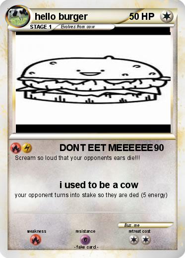 Pokemon hello burger