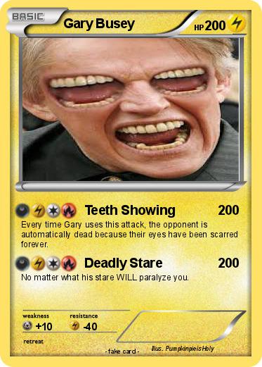 Pokemon Gary Busey