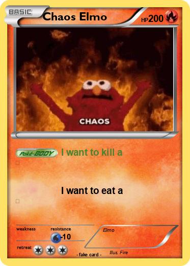 Pokemon Chaos Elmo