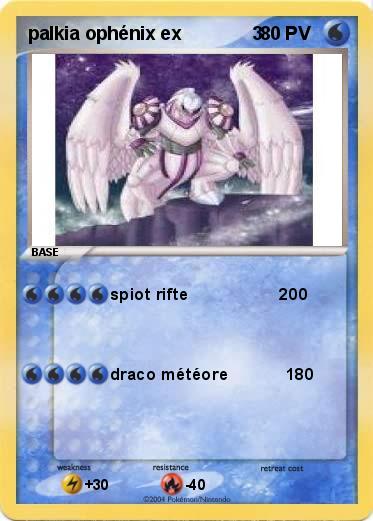 Pokemon palkia ophénix ex              3