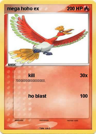 Pokemon mega hoho ex