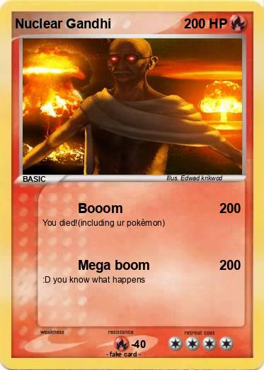 Pokemon Nuclear Gandhi
