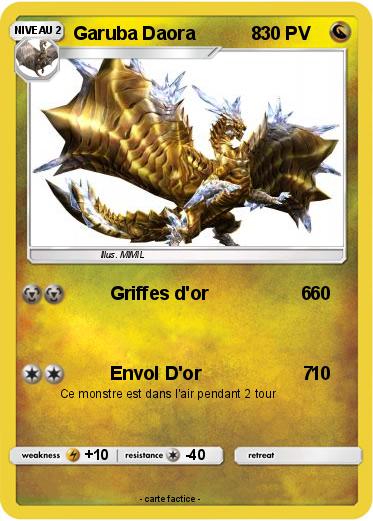 Pokemon Garuba Daora           8