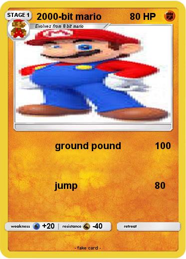Pokemon 2000-bit mario