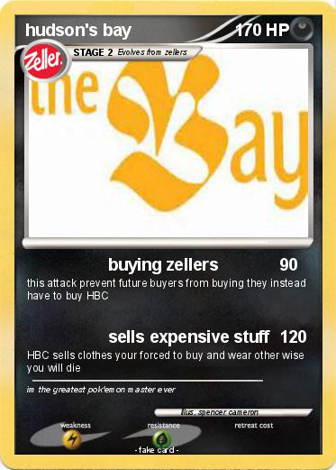 Pokemon hudson's bay