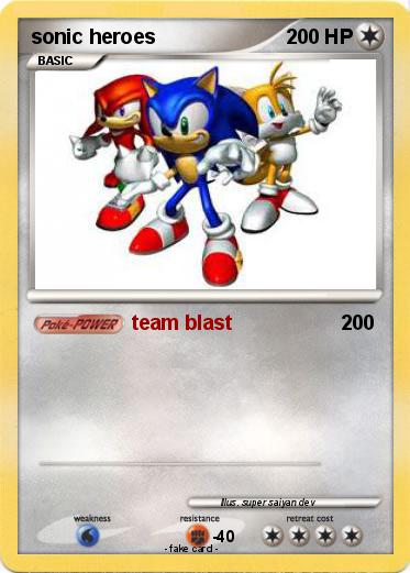 Pokemon sonic heroes