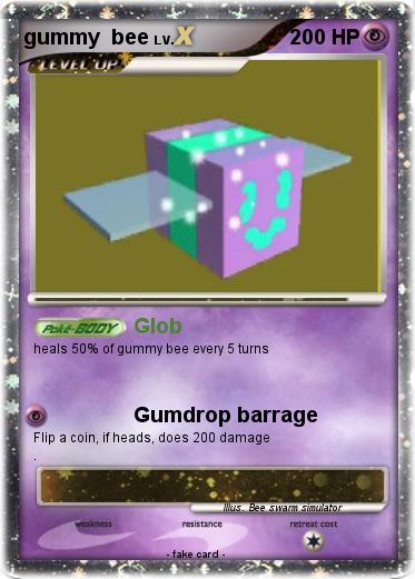 Pokemon gummy  bee