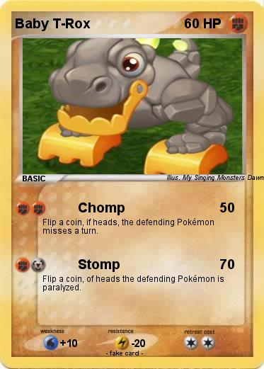 Pokemon Baby T-Rox